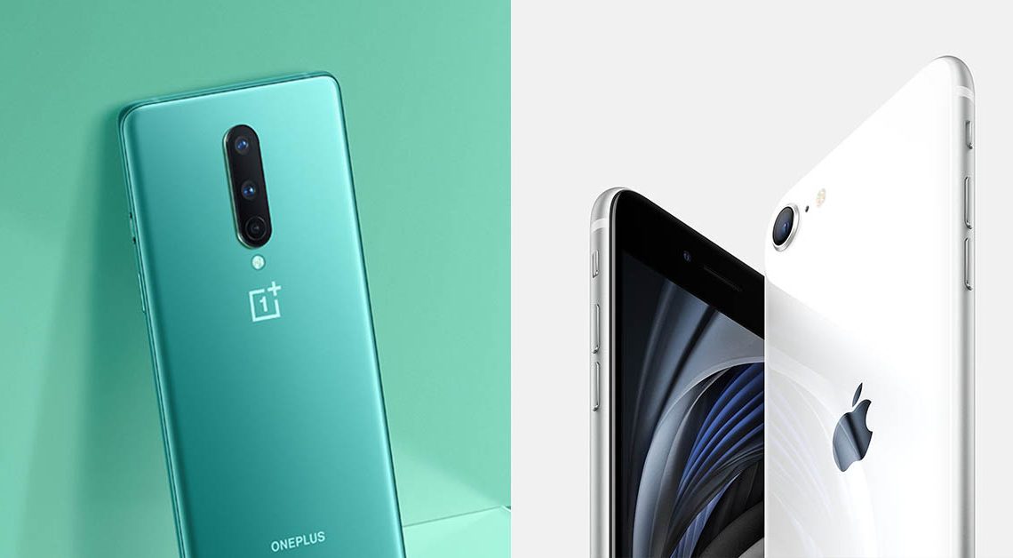OnePlus 8 vs iPhone SE