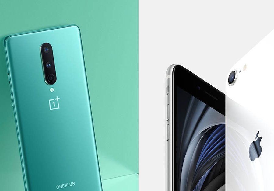 OnePlus 8 vs iPhone SE
